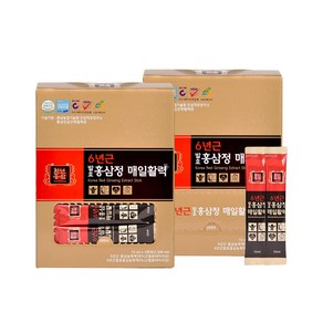 천년홍삼 6년근 발효홍삼정 매일활력 벌크 실속패키지, 15ml, 100개