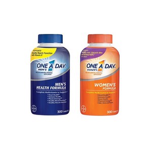 바이엘 원어데이 멀티비타민 300정 2종 / Bayer One A Day Multivitamin 300 Tablets