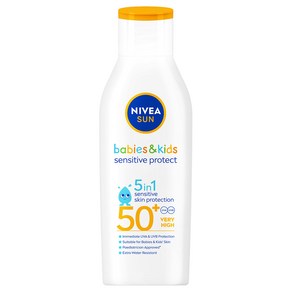 니베아 키즈 센서티브 프로텍트 앤 플레이 선 로션 SPF50+ PA++++, 1개, 200ml