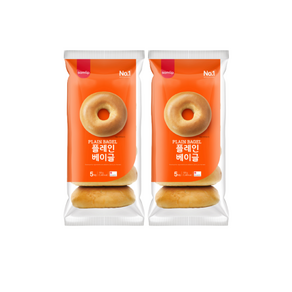 삼립 플레인베이글, 500g, 2개