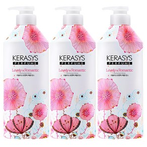 케라시스 퍼퓸 린스 러블리 앤 로맨틱, 980ml, 3개