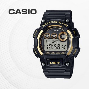 카시오 CASIO 군인 군용 군대 우레탄 전자시계 W-735H-1A2