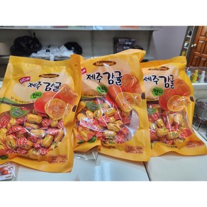 Jeju(제주) NEW 감귤 캔디(300g x 3봉), 3개, 300g