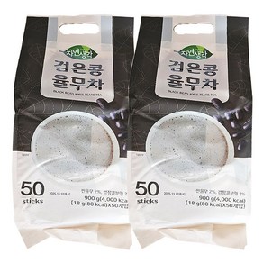 희창 검은콩 율무차, 2개, 50개입, 18g