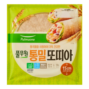 풀무원 통밀 또띠아 15cm, 150g, 3개