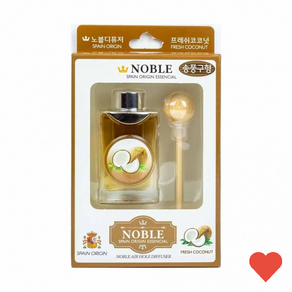 방향제 아로마디퓨저 차량용 코코넛 20ml, 1개