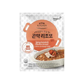 비비드키친 곤약리조또 스파이시 토마토＆닭가슴살 매콤함 간편함, 150g, 1개