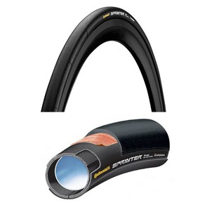 Continental 700C/28x25mm 튜블러 Spinte 스프린터, 1개