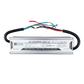 국산 방수형 LED 컨버터 SMPS 200W DC12V 1개입, 1개