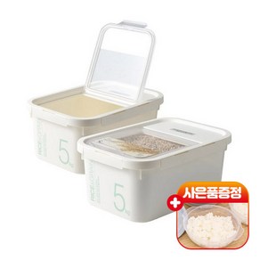 락앤락 쌀통(계량컵+제습제) 2개+전자렌지용기 - 쌀독 잡곡보관함 5KG 10KG 시리얼.밀가루.사료통 라이스키퍼추천, 1개