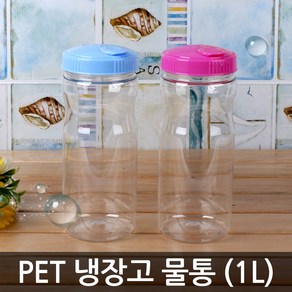 PET 냉장고물병/물통/1L-60개/냉장고물통/업소용물통/물병, 핑크(1L-60개)