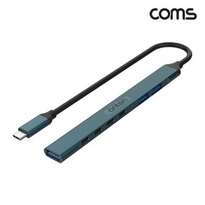 컴스 C타입 4포트 + A타입 3포트 USB 멀티 허브 FW071, 1개