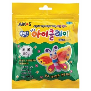 아모스 탱탱 아이클레이 파우치 2500 (1개입), 초록, 50g, 1개