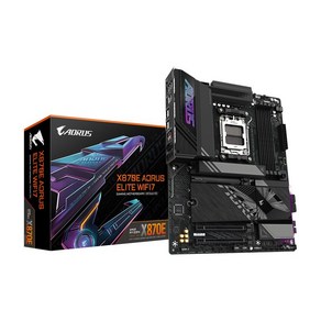 GIGABYTE X870E AORUS ELITE WIFI7 AMD X870E 칩셋 탑재 ATX 마더보드 MB6572