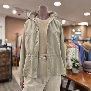 BCBG 스트링 후드 JP 점퍼 _ B5A1G192 39 [MINT/GREY]