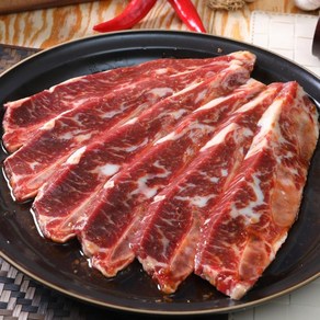 LA갈비 과일양념 꽃갈비 1kg 2인용 추석 명절 캠핑 펜션음식, 1개