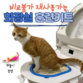 고양이 배변훈련키트 국내배송 화장실 변기 재사용가능