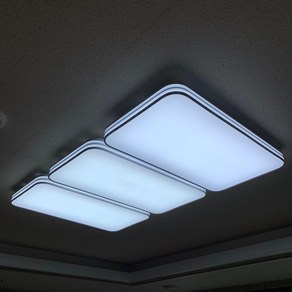 포유라이팅 국산 LED 거실등 화이트 하이엔 180W 주광색, 국산 하이엔 180W 거실등(하얀빛)