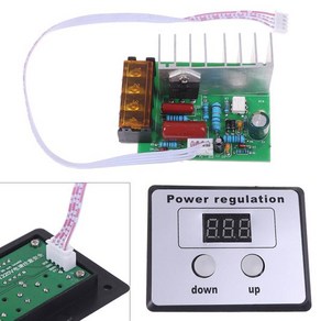 핫세일 SCR 전압 조정기 모터 디지털 속도 온도 제어기 AC 220V 4000W, 1개