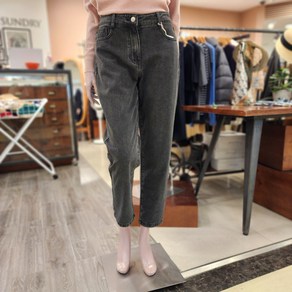 올앤선드리 _ 마마 베기핏 데님 청바지 _ A4W9P353 99 [BLACK]