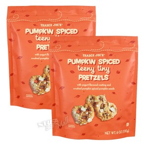 [1+1]트레이더조 펌킨 스파이스 프레즐 프레첼 170g TRADER JOE'S PUMPKIN SPICED TEENY TINY PRETZELS