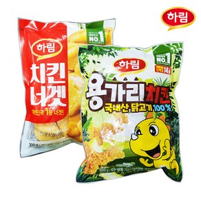 [퀴클리몰] 하림 용가리치킨 300g + 치킨너겟 300g, 2개