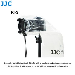 니콘카메라악세사리 JJC 카메라 레인 커버 캐논 니콘 소니 후지 DSLR SLR 액세서리 방수 프로텍터 보호 2 개, 01 RI-S, 2개