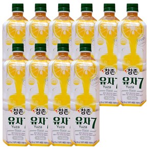 참존 유자 7 원액 음료베이스 PET, 835ml, 10개