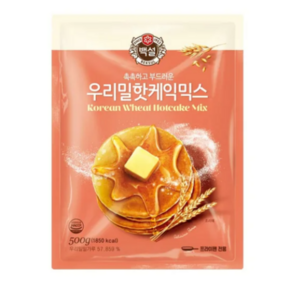 백설 우리밀 핫케익 믹스, 500g, 4개