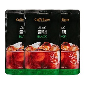 카페베네 커피파우치 블랙, 190ml, 50개