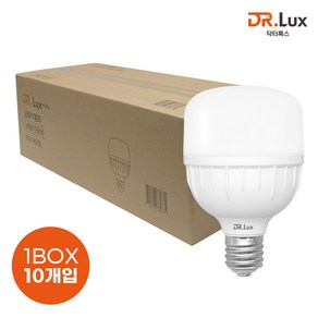 닥터룩스 고용량 LED 전구 T램프 40W E39, 10개