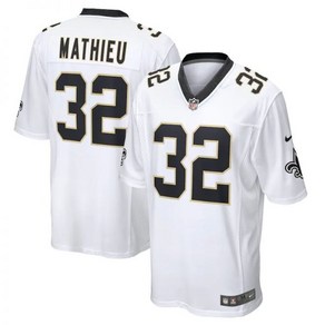 럭비 저지 미식축구 nfl 유니폼 남자 럭비티 풋볼 New Oleans Saints No. 32 Tyann Mathieu