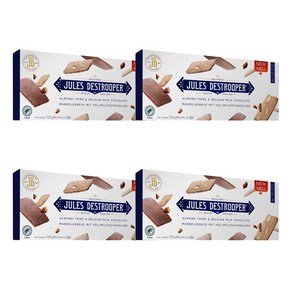 쥴스데스트루퍼 아몬드 잎 원유 비스킷 Jules Destoope Mandelblatte Vollmilch, 125g, 4개