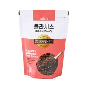 에코씨드 몰라시스 비정제사탕수수당 모리셔스슈가, 1개, 500g