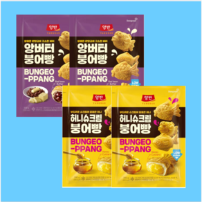 동원 양반 허니슈크림 붕어빵 + 앙버터 붕어빵, 300g