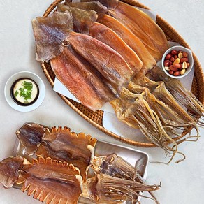 [바다누리] 쫄깃하고 담백한 해풍맞은 건오징어, 1세트, 4~5미 (230g 내외)