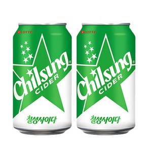 롯데 칠성사이다 캔, 355ml, 40개