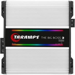 Taamps 더 빅 보스 3 베이스 앰프 0.5~2옴 3000와트 RMS 108 RGB 효과 다중 임피던스 1 채널 클래스 D 모노블록 스마트 3k 카 오디오