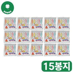 bbq 마시멜로우 물고기모양 구워먹는 캠핑 용품, 15개, 150g