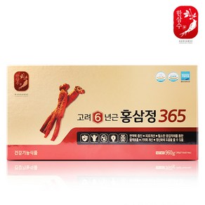 6년근 고려홍삼정 365 4개입 + 쇼핑백, 960g, 2세트