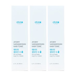 애터미 생모단수 200ml X 3개 애터미액 +포켓물티슈 증정