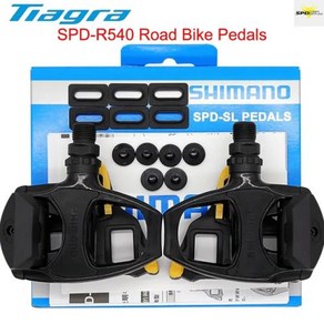 자전거 클릿 페달 MTB 로드 자전거 티아그라 PD-R550 잠금 도로 단면 자동 SH11 액세서리, 3) PD-R540-Black, 1개