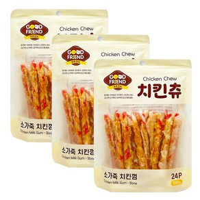 굿프랜드 치킨츄 스틱 24p x 3개 묶음