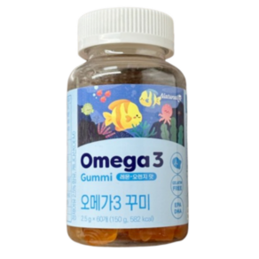 네추럴라이즈 오메가꾸미 90정, 225g, 1개