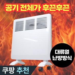 루브 무풍 무소음 컨벡션 히터 벽걸이 겸용