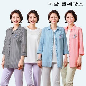 ME스트라이프앙상블(럭키) [마담엘레강스] 럭키 스트라이프 시어서커 앙상블