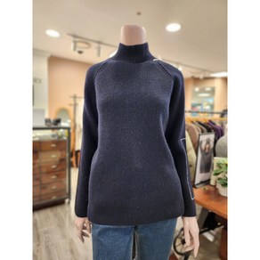 BCBG [올앤선드리] 라글란 하프넥P/O - A3WBK343 56 [D/NAVY]