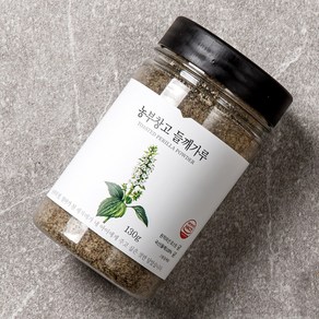 농부창고 [국산100%] 들깨가루 원적외선 볶은 거피 탈피, 1개, 130g