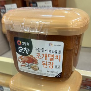 코스트코 청정원 순창 조개멸치 찌개 양념된장, 조개멸치 양념된장 900g x 2개