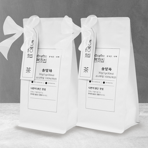 봉봉찻집 솔잎차 삼각티백, 2개, 1g, 30개입